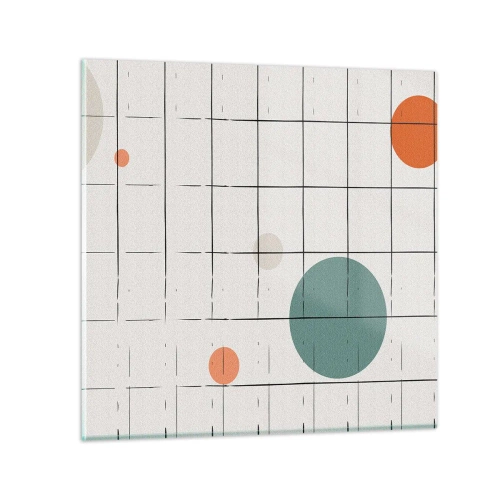 Cuadro sobre vidrio - Impresiones sobre Vidrio - Atrapados. ¿Nosotros o ellos? - 70x70 cm