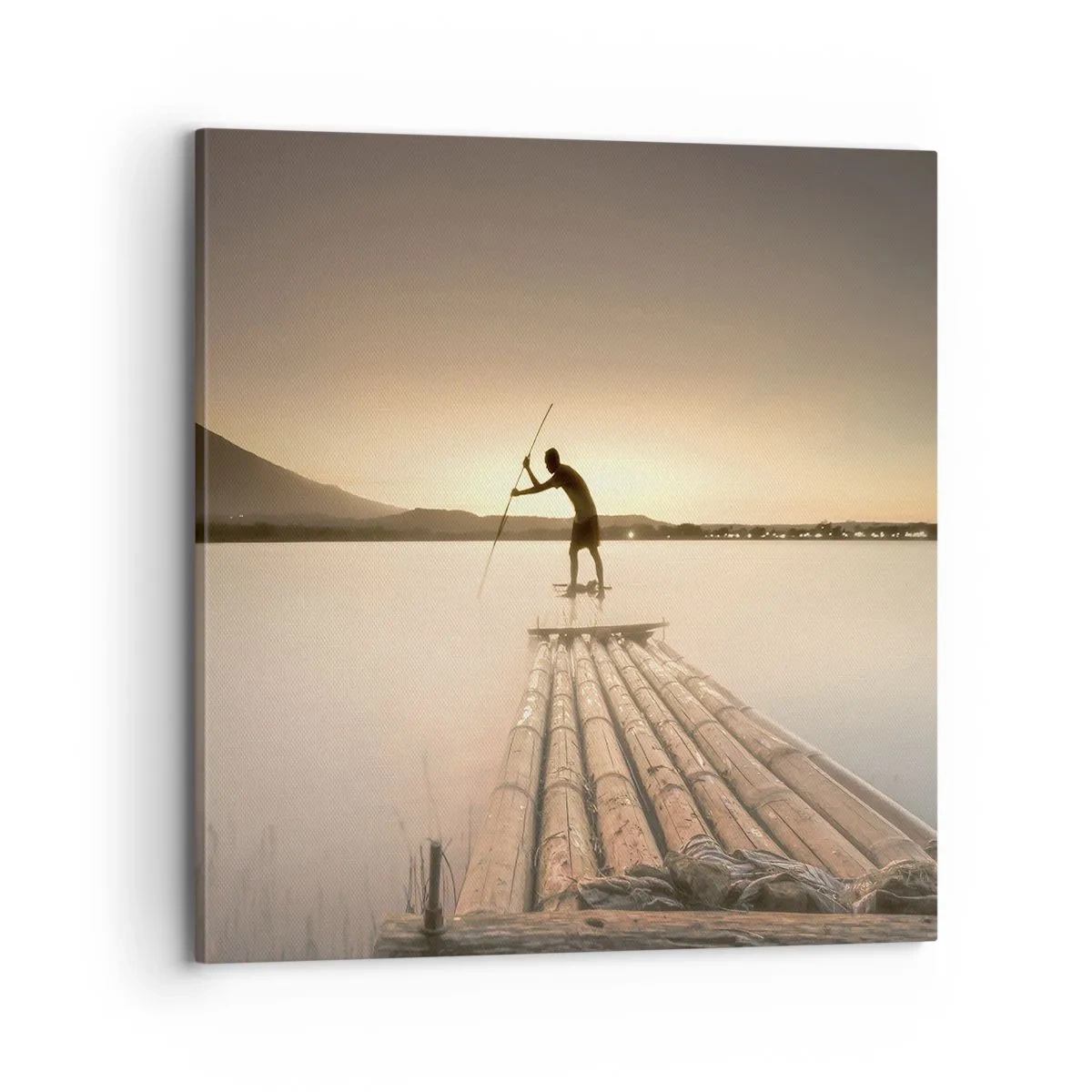 Cuadro sobre lienzo - Impresión de Imagen - Antes del descanso - 70x70 cm