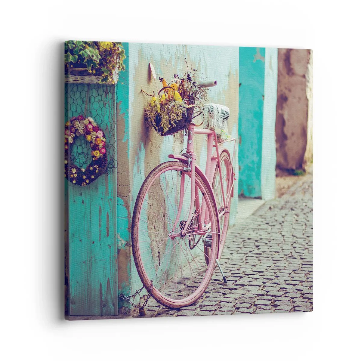 Cuadro sobre lienzo - Impresión de Imagen - Ahora mismo vuelvo - 40x40 cm