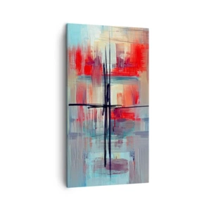 Cuadro sobre lienzo - Impresión de Imagen - Paisaje en una dimensión desconocida - 45x80 cm