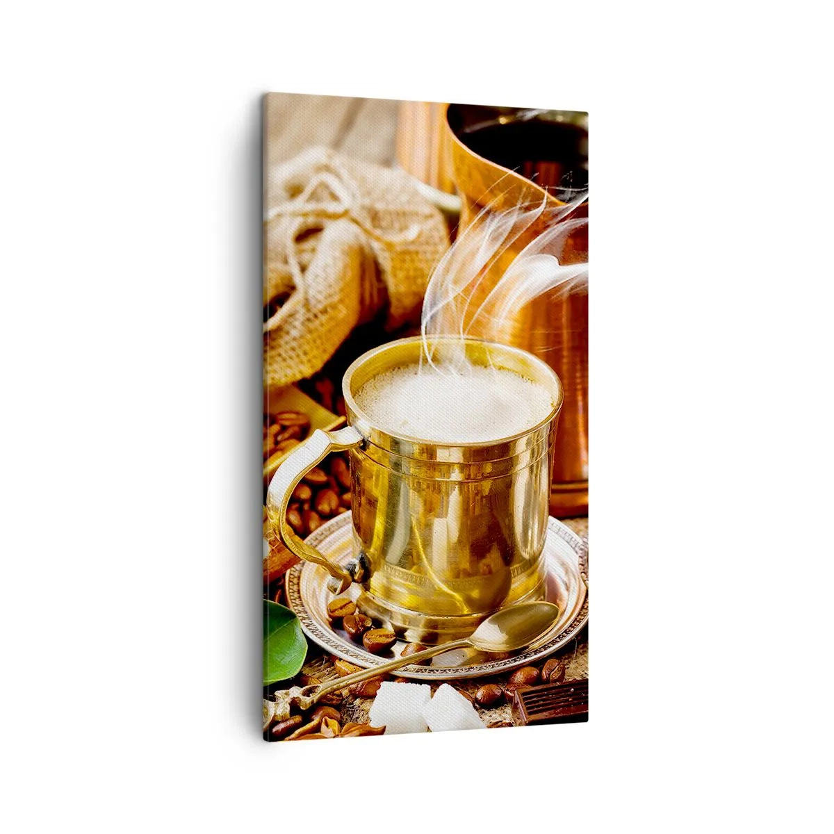 Cuadro sobre lienzo - Impresión de Imagen - Que tengas un buen día - 45x80 cm