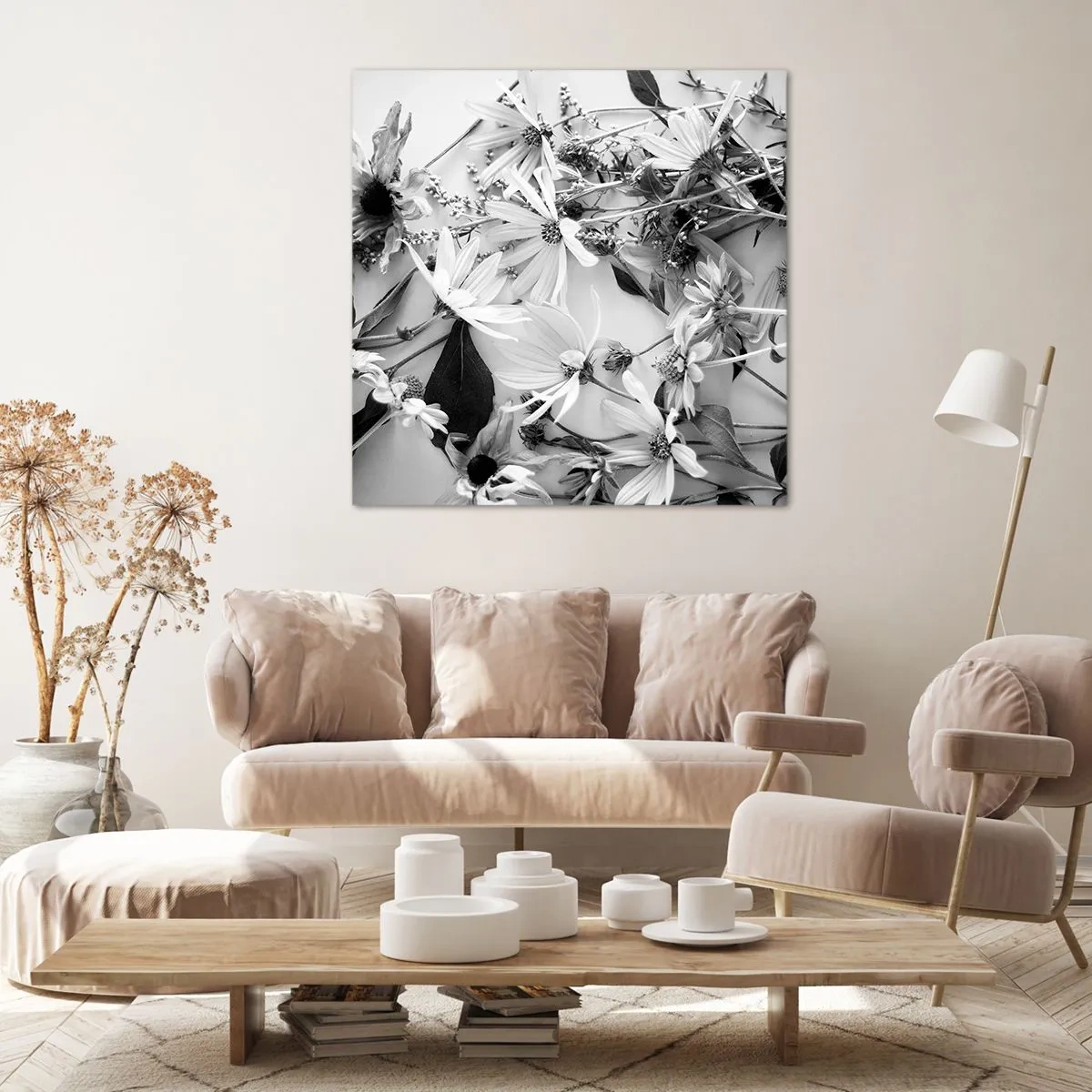 Cuadro sobre lienzo - Impresión de Imagen - Un no ramo de flores - 30x30 cm