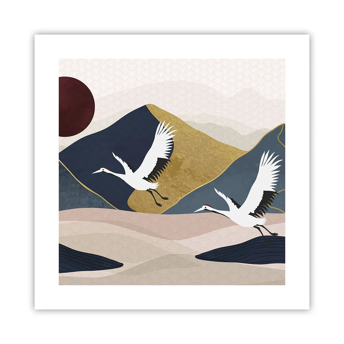 Póster - Y el día ha vuelto a pasar volando - 40x40 cm