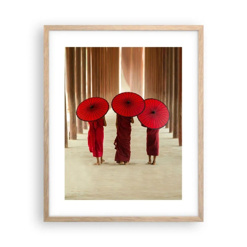 Póster en marco roble claro - En el camino a la Tierra Pura - 40x50 cm