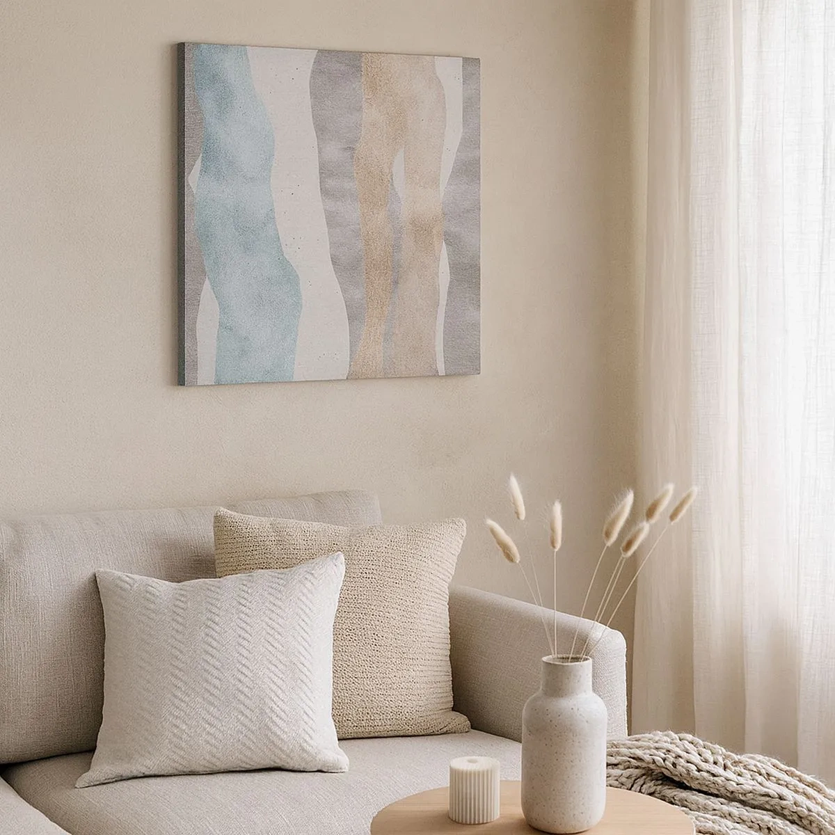 Cuadro sobre lienzo - Impresión de Imagen - Un estudio de la cercanía - 30x30 cm