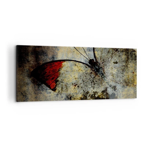 Cuadro sobre lienzo - Impresión de Imagen - Mira antes de que desaparezca - 100x40 cm