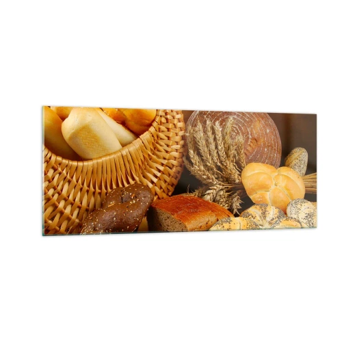 Cuadro sobre vidrio - Impresiones sobre Vidrio - Nos han vuelto a hornear - 100x40 cm