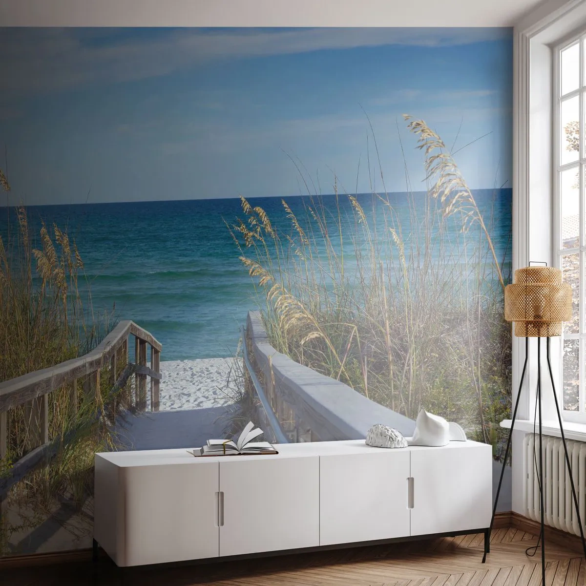 Fotomural Premium Sand - En el sol, en el viento - Paisaje, Duna de mar, Mar - 350x256 cm