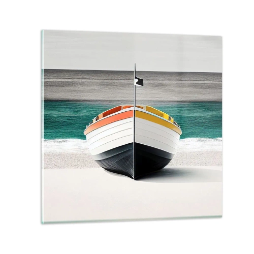 Cuadro sobre vidrio - Impresiones sobre Vidrio - En su lugar exacto - 40x40 cm