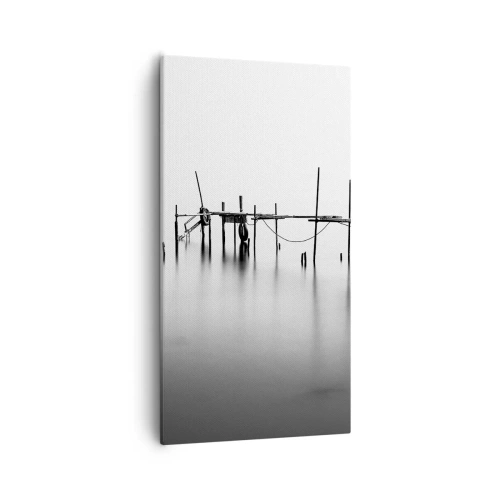 Cuadro sobre lienzo - Impresión de Imagen - ¿Y si no hay mundo? - 55x100 cm