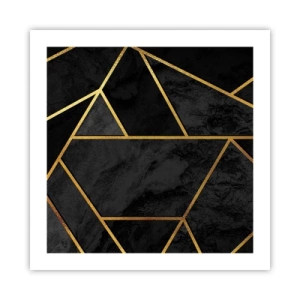 Póster - Oscuridad y brillo - 50x50 cm