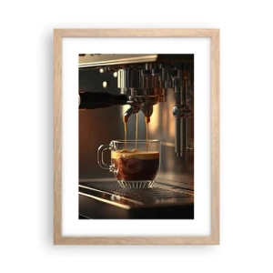 Póster en marco roble claro - Un brebaje sensual - 30x40 cm