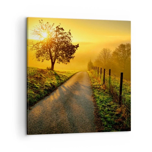 Cuadro sobre lienzo - Impresión de Imagen - Tarde melosa - 50x50 cm