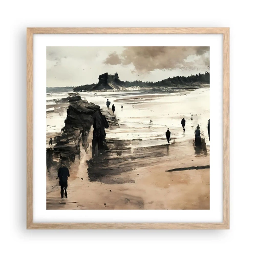 Póster en marco roble claro - Un sueño evocado - 50x50 cm