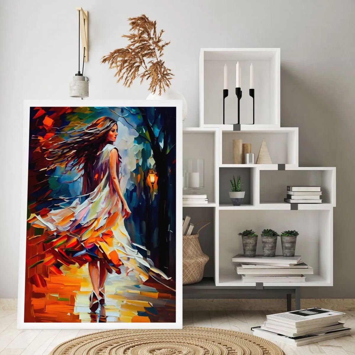 Póster - Chica de otoño - 30x40 cm