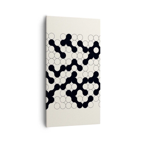 Cuadro sobre lienzo - Impresión de Imagen - Juego chino - una variación - 55x100 cm