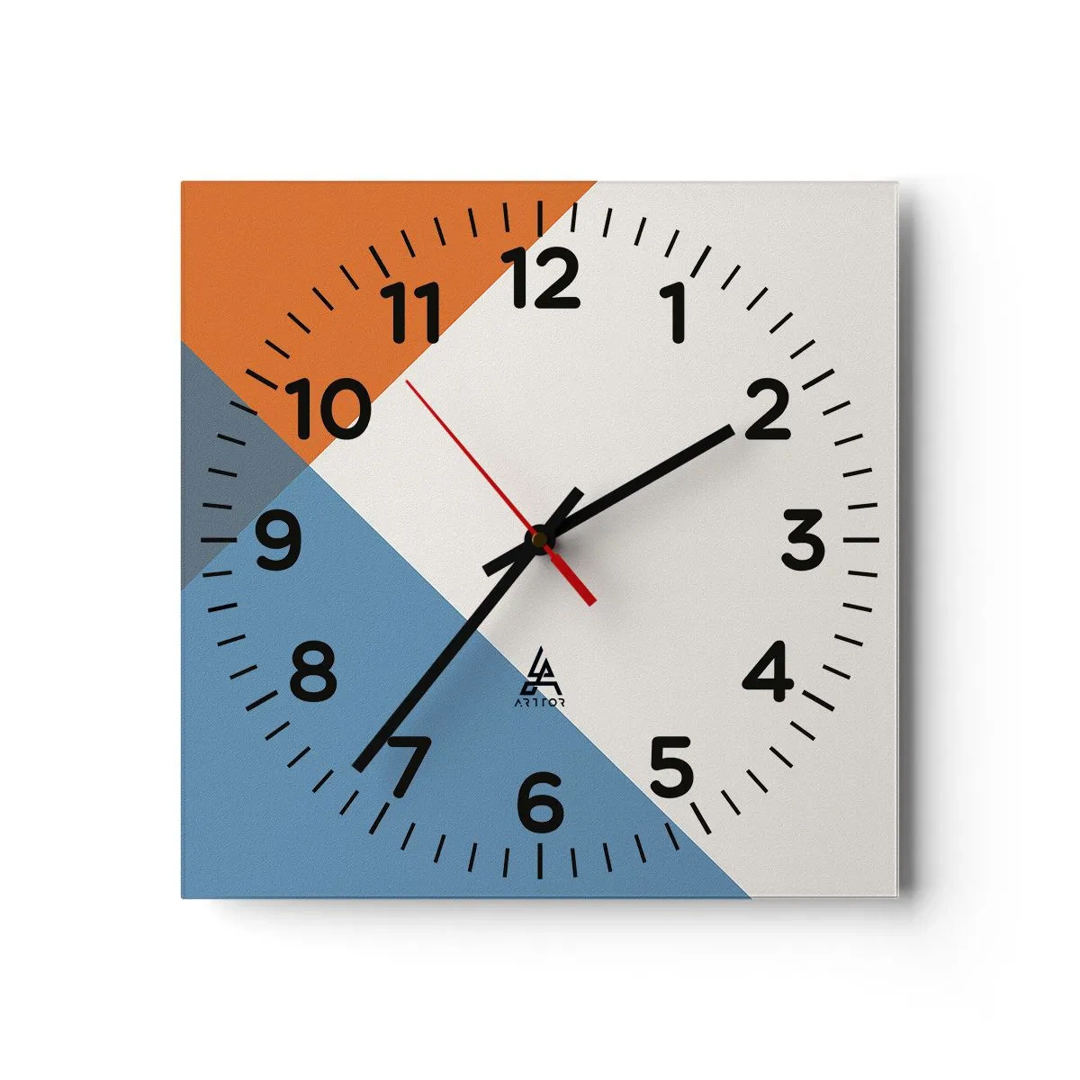 Reloj de pared - Reloj de vidrio - Desde el punto de vista de... - 30x30 cm