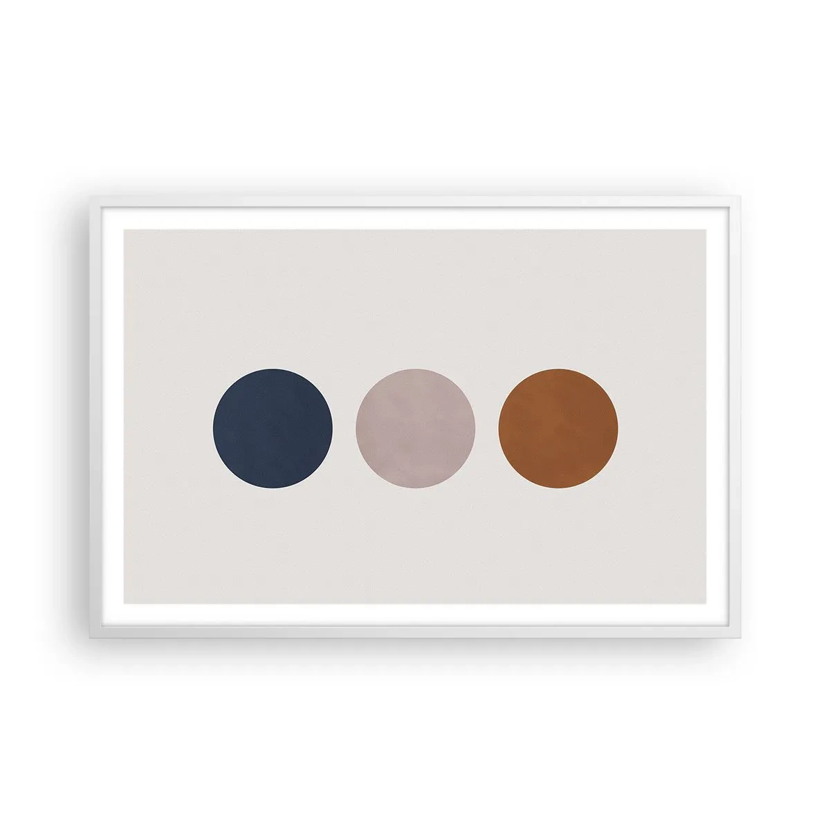 Póster en marco blanco - Símbolo de perfección - 91x61 cm