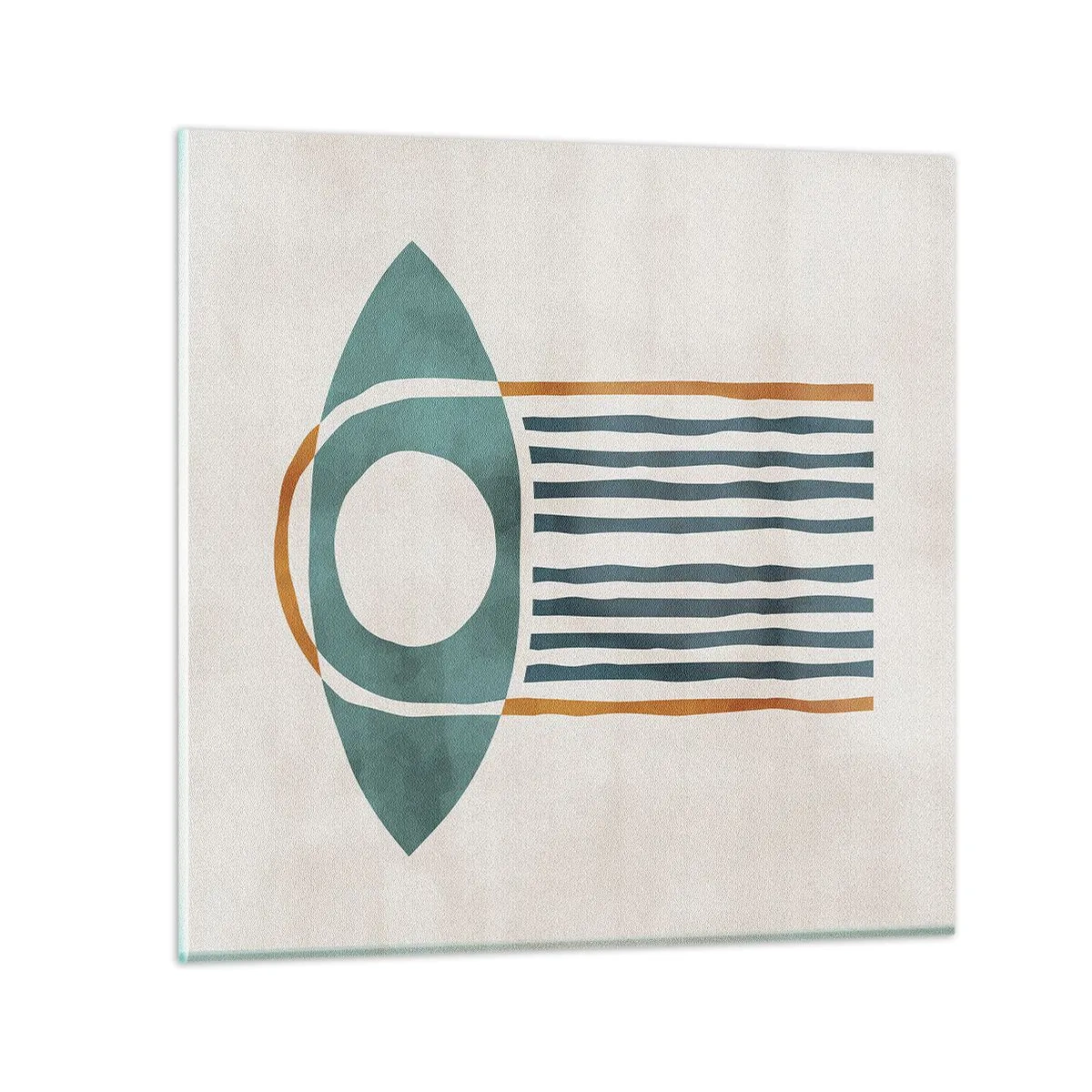 Cuadro sobre vidrio - Impresiones sobre Vidrio - Signos y rituales - 40x40 cm