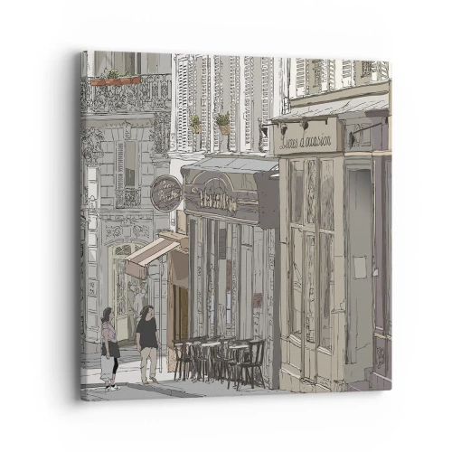 Cuadro sobre lienzo - Impresión de Imagen - Alegrías urbanas - 40x40 cm
