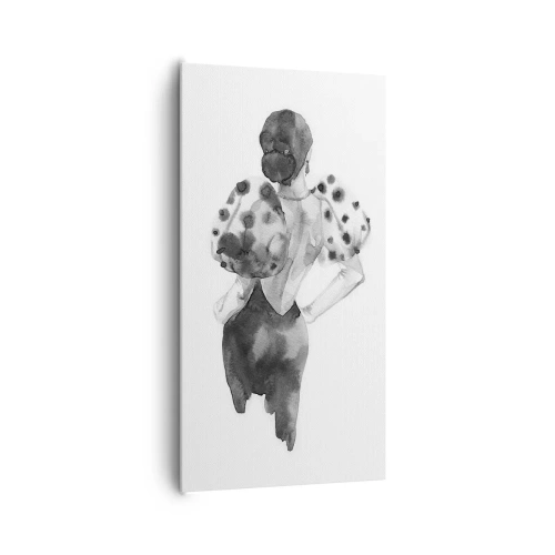 Cuadro sobre lienzo - Impresión de Imagen - Pasa justo por aquí - 65x120 cm