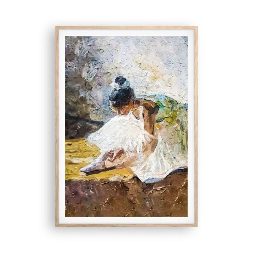 Póster en marco roble claro - De un cuadro de Degas - 70x100 cm
