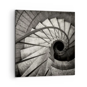 Cuadro sobre lienzo - Impresión de Imagen - Escaleras arriba, escaleras abajo - 60x60 cm