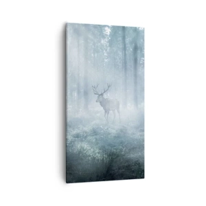 Cuadro sobre lienzo - Impresión de Imagen - Ronda matutina por la finca - 55x100 cm