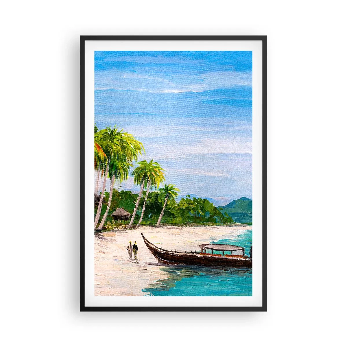 Póster en marco negro - Un sueño exótico - 61x91 cm