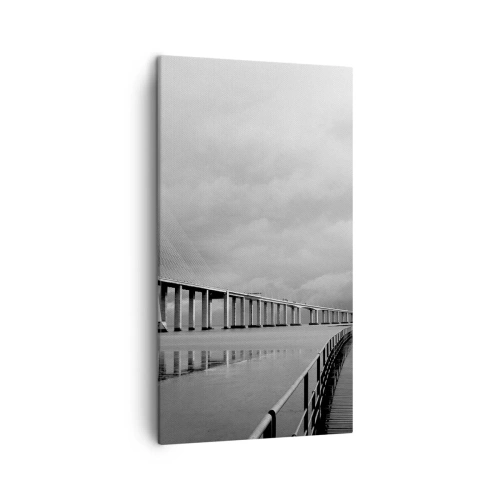 Cuadro sobre lienzo - Impresión de Imagen - A cada uno lo suyo - 45x80 cm