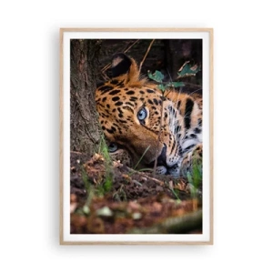 Póster en marco roble claro - Confía en mí - 70x100 cm