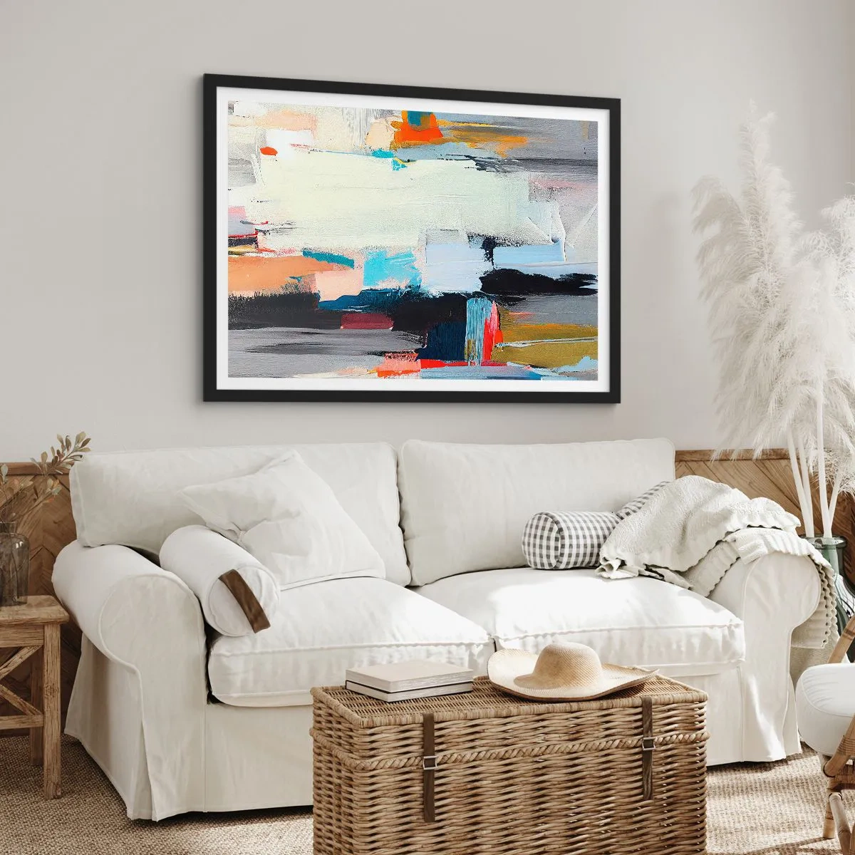 Póster en marco negro - ¿Existe un método único? - 50x40 cm