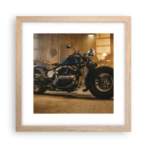 Póster en marco roble claro - Puedo hacer cualquier cosa - 30x30 cm