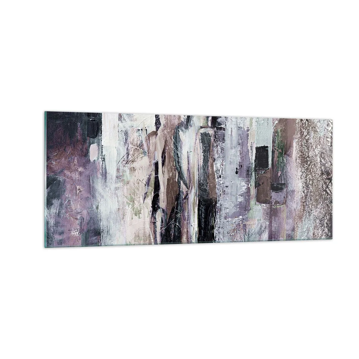 Cuadro sobre vidrio - Impresiones sobre Vidrio - El trío misterioso - 100x40 cm