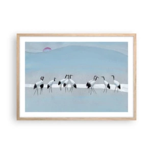 Póster en marco roble claro - Después de un día caluroso - 70x50 cm