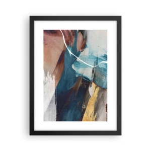 Póster en marco negro - Con estilo y energía - 30x40 cm