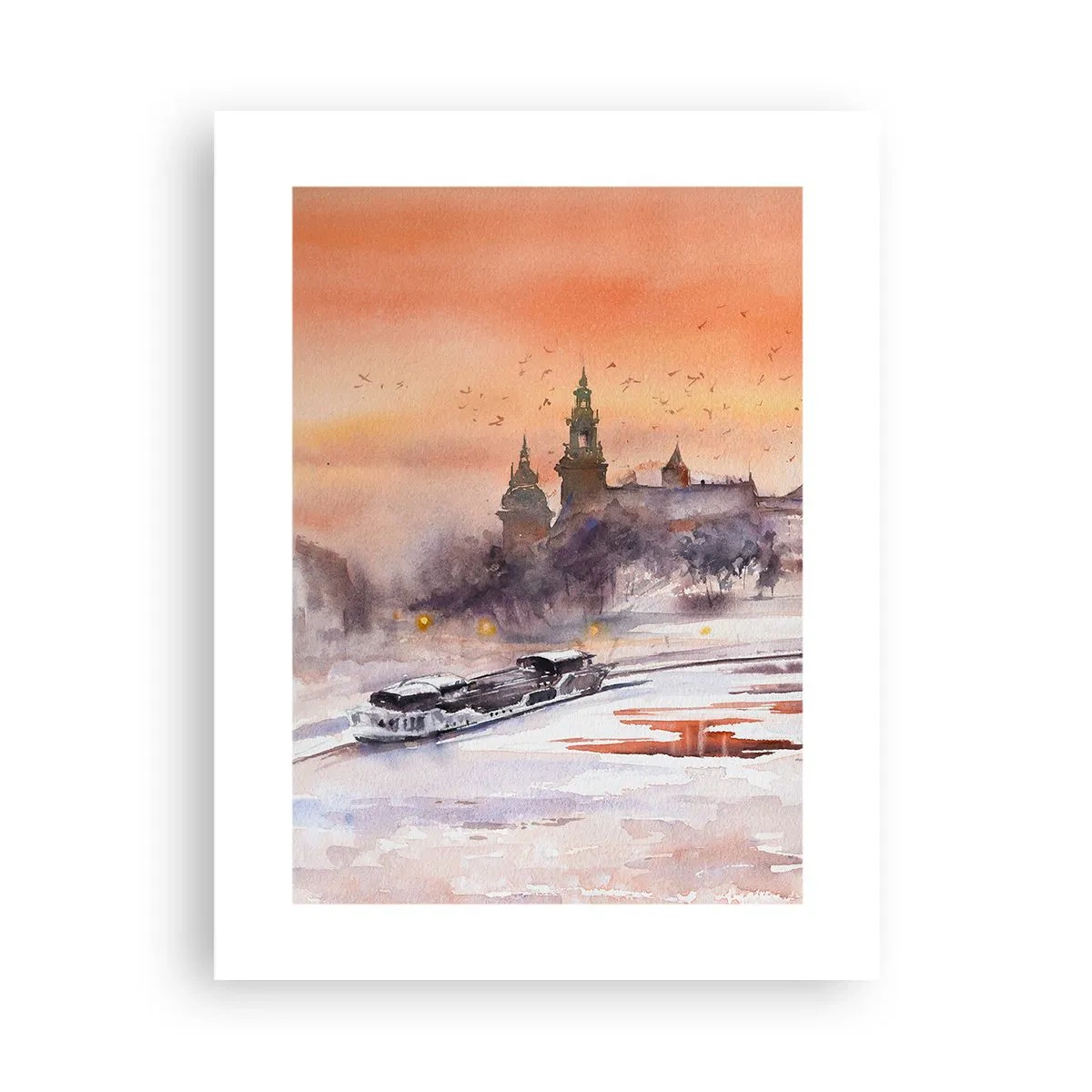 Póster - Atardecer real - 30x40 cm