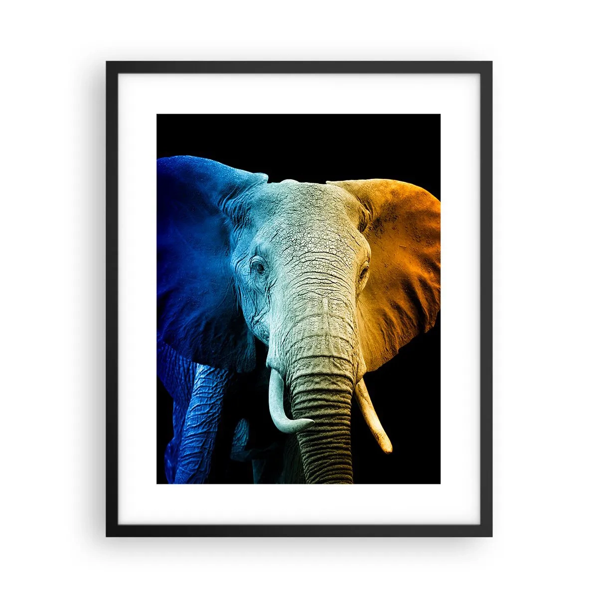 Póster en marco negro - Excéntrico, no un bicho raro - 40x50 cm