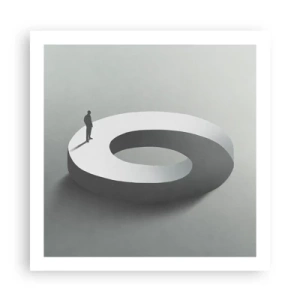 Póster - Ser sabio no es una labor sencilla - 60x60 cm
