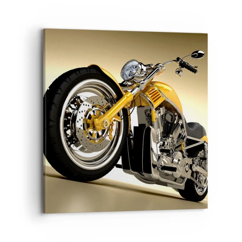 Cuadro sobre lienzo - Impresión de Imagen - Un sueño de fuerza y velocidad - 70x70 cm