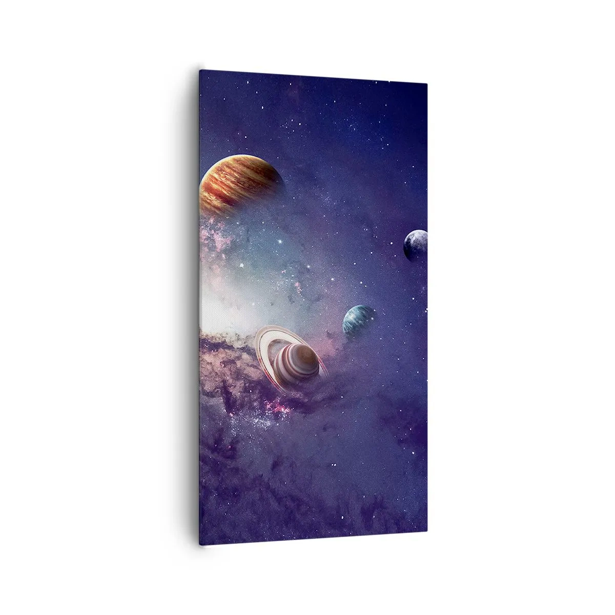 Cuadro sobre lienzo - Impresión de Imagen - La danza alrededor del Sol - 65x120 cm