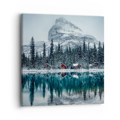 Cuadro sobre lienzo - Impresión de Imagen - Retiro canadiense - 40x40 cm