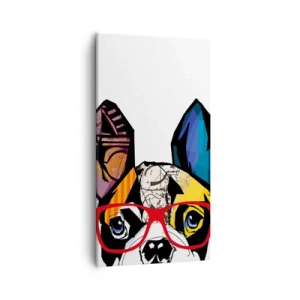 Cuadro sobre lienzo - Impresión de Imagen - El intelectual - 55x100 cm