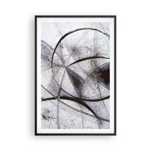 Póster en marco negro - Fantasía futurista - 61x91 cm