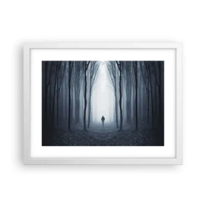 Póster en marco blanco - Alto y claro - 40x30 cm