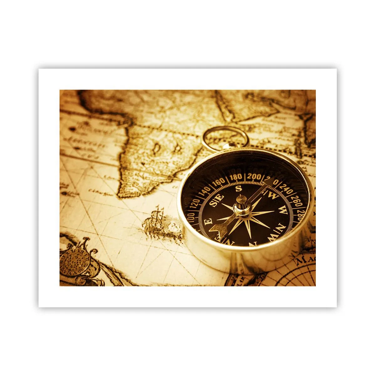 Póster - ¿Este u Oeste? - 50x40 cm