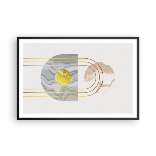 Póster en marco negro - Brillo y resplandor - 91x61 cm