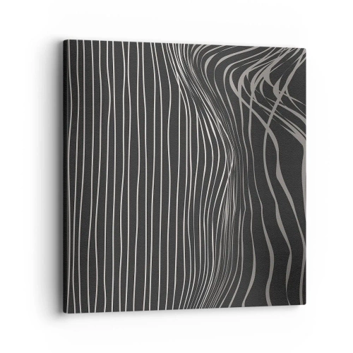 Cuadro sobre lienzo - Impresión de Imagen - Ritmo y acento - 40x40 cm