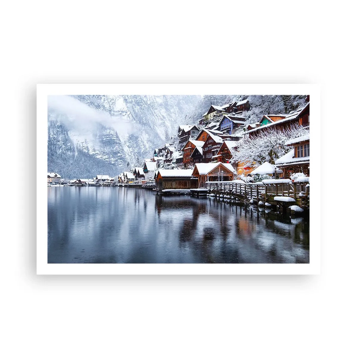 Póster - En un decorado de invierno - 91x61 cm