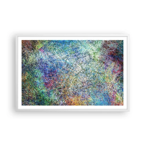 Póster en marco blanco - No es tan fácil - 91x61 cm